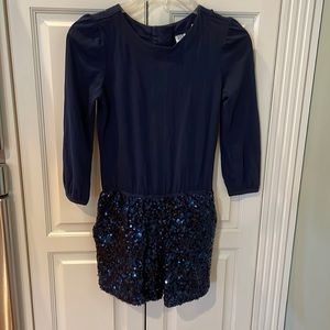 Adorable GAP romper with sequined shorts.